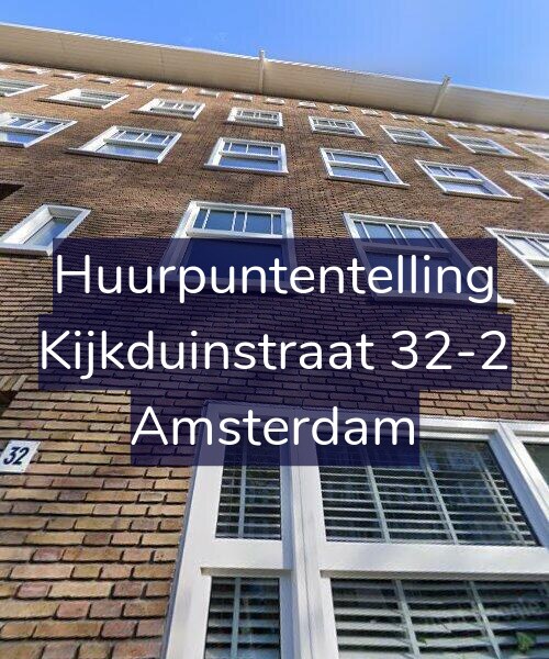 Foto gevel Huurpuntentelling voor Kijkduinstraat 32-2, Amsterdam