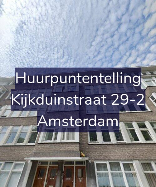 Foto gevel Huurpuntentelling voor Kijkduinstraat 29-2, Amsterdam