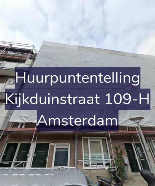 Foto gevel Huurpuntentelling voor Kijkduinstraat 109-H, Amsterdam