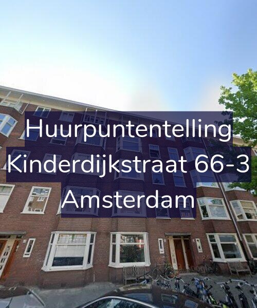 Foto gevel Huurpuntentelling voor Kinderdijkstraat 66-3, Amsterdam