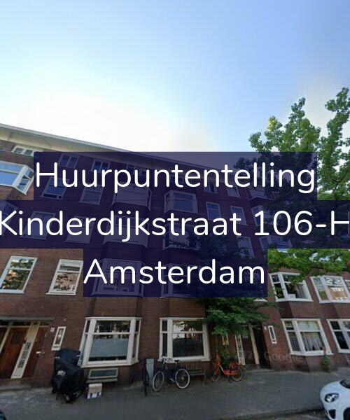 Foto gevel Huurpuntentelling voor Kinderdijkstraat 106-H, Amsterdam