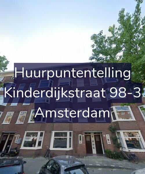 Foto gevel Huurpuntentelling voor Kinderdijkstraat 98-3, Amsterdam