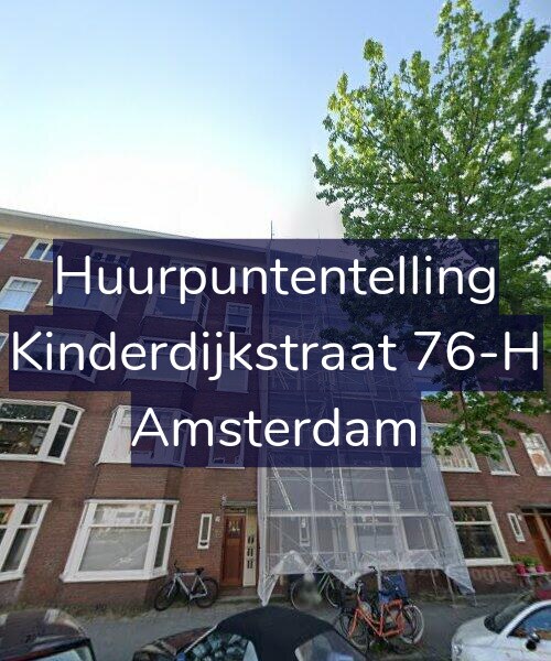 Foto gevel Huurpuntentelling voor Kinderdijkstraat 76-H, Amsterdam