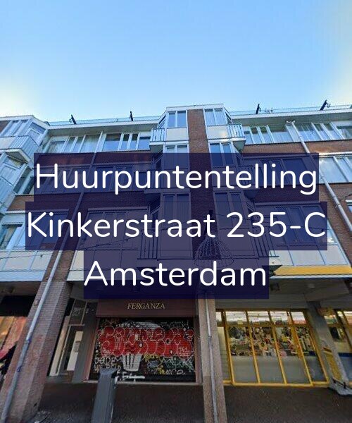 Foto gevel Huurpuntentelling voor Kinkerstraat 235-C, Amsterdam