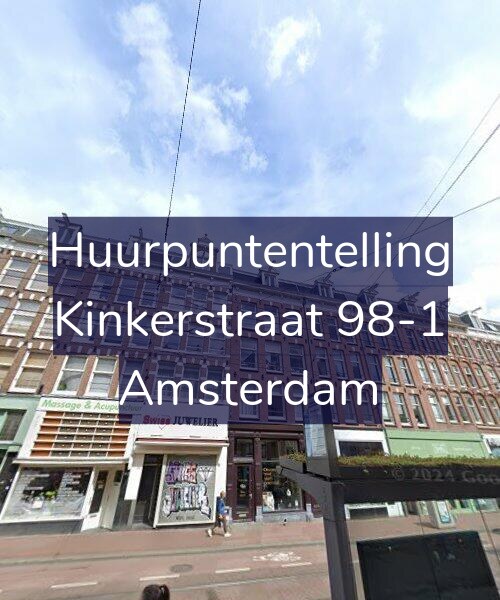 Foto gevel Huurpuntentelling voor Kinkerstraat 98-1, Amsterdam