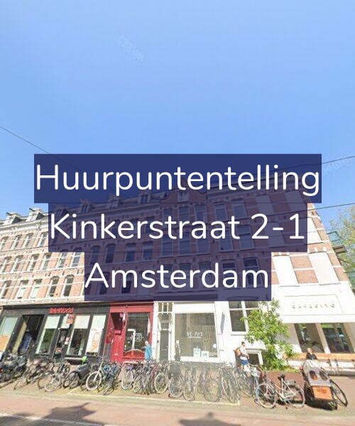 Foto gevel Huurpuntentelling voor Kinkerstraat 2-1, Amsterdam