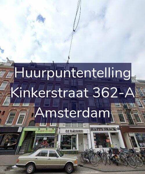 Foto gevel Huurpuntentelling voor Kinkerstraat 362-A, Amsterdam