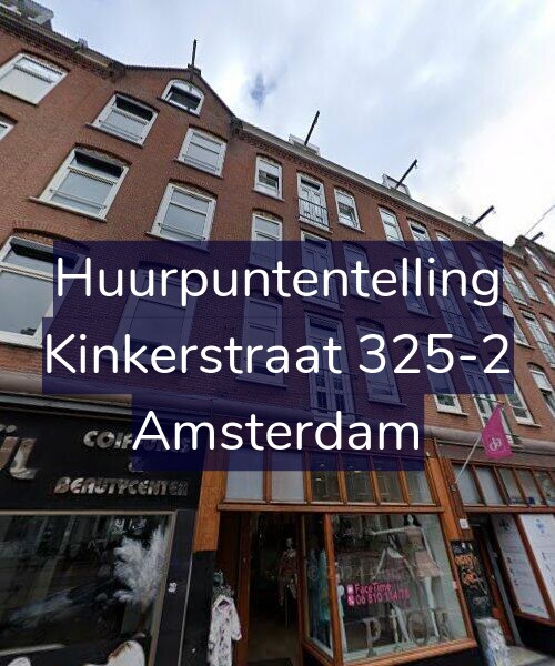 Foto gevel Huurpuntentelling voor Kinkerstraat 325-2, Amsterdam