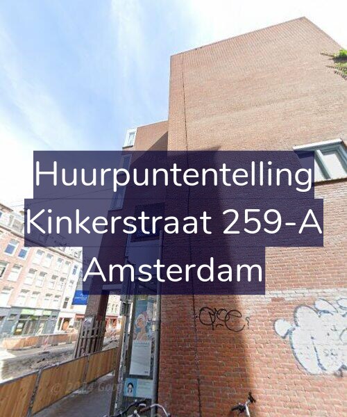 Foto gevel Huurpuntentelling voor Kinkerstraat 259-A, Amsterdam