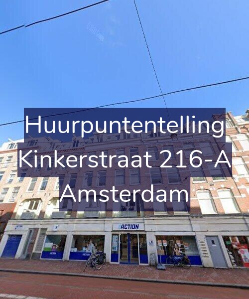 Foto gevel Huurpuntentelling voor Kinkerstraat 216-A, Amsterdam