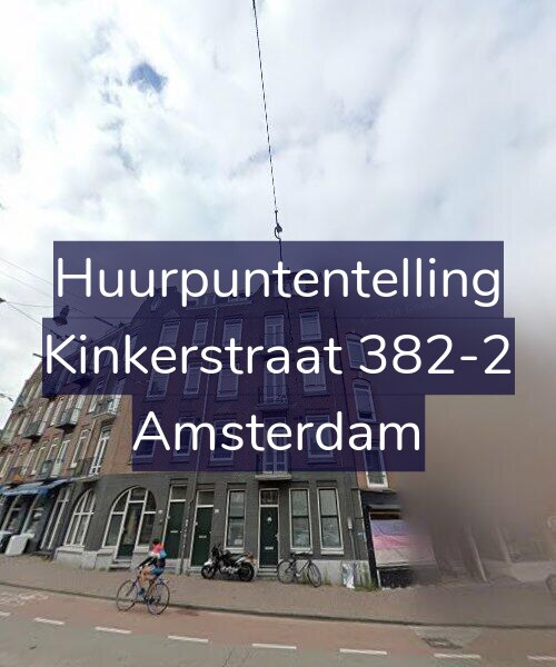 Foto gevel Huurpuntentelling voor Kinkerstraat 382-2, Amsterdam