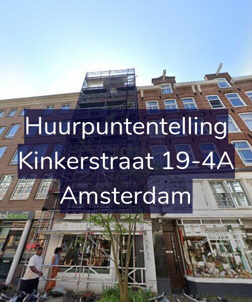 Foto gevel Huurpuntentelling voor Kinkerstraat 19-4A, Amsterdam
