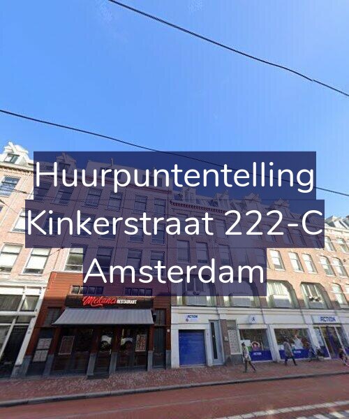 Foto gevel Huurpuntentelling voor Kinkerstraat 222-C, Amsterdam