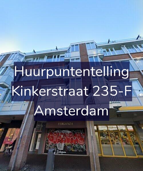 Foto gevel Huurpuntentelling voor Kinkerstraat 235-F, Amsterdam