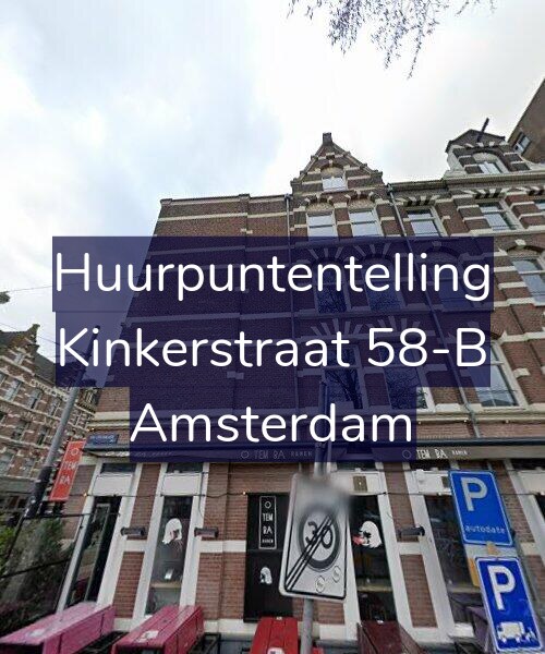 Foto gevel Huurpuntentelling voor Kinkerstraat 58-B, Amsterdam