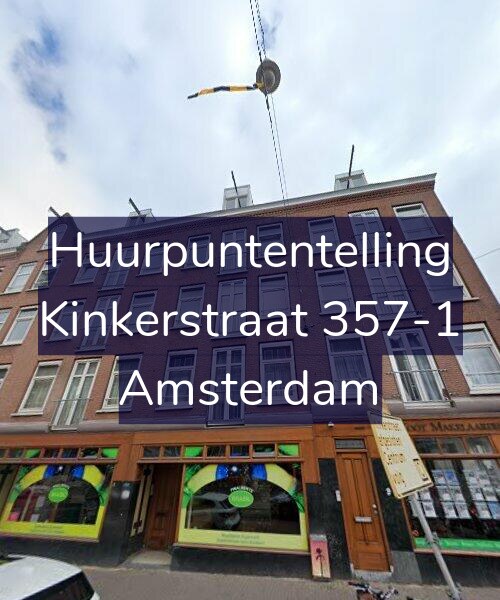 Foto gevel Huurpuntentelling voor Kinkerstraat 357-1, Amsterdam