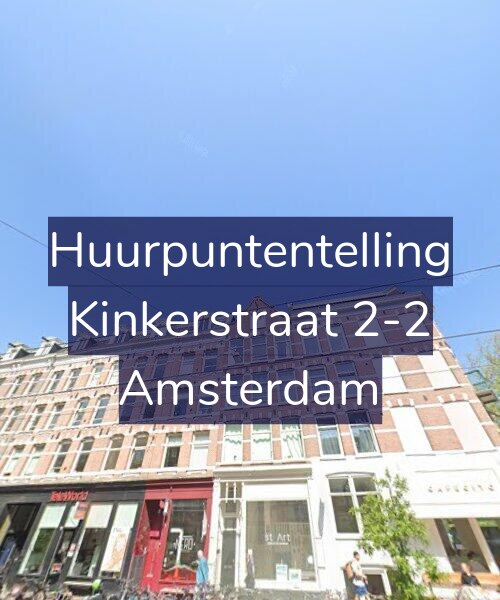 Foto gevel Huurpuntentelling voor Kinkerstraat 2-2, Amsterdam