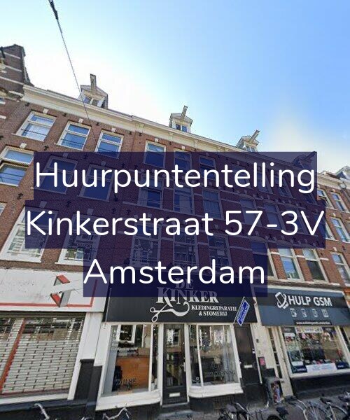 Foto gevel Huurpuntentelling voor Kinkerstraat 57-3V, Amsterdam