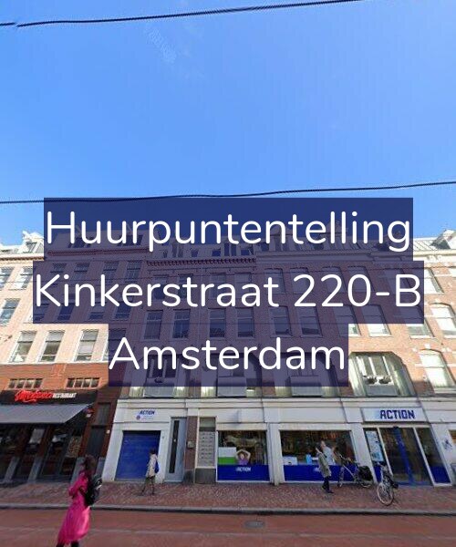 Foto gevel Huurpuntentelling voor Kinkerstraat 220-B, Amsterdam