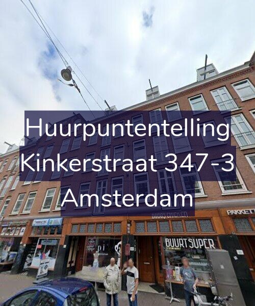 Foto gevel Huurpuntentelling voor Kinkerstraat 347-3, Amsterdam