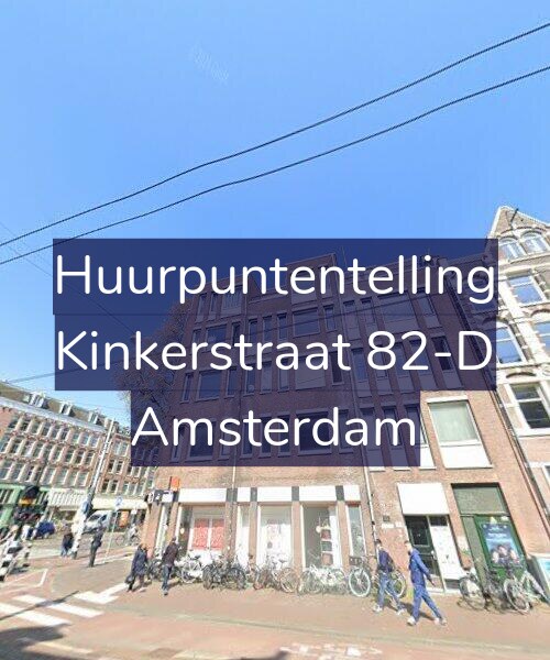 Foto gevel Huurpuntentelling voor Kinkerstraat 82-D, Amsterdam