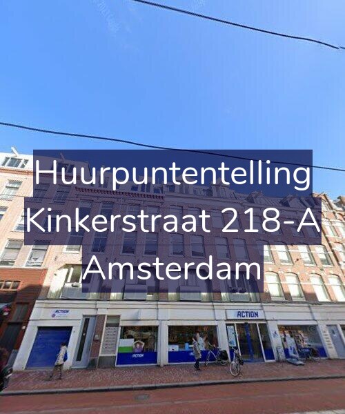 Foto gevel Huurpuntentelling voor Kinkerstraat 218-A, Amsterdam
