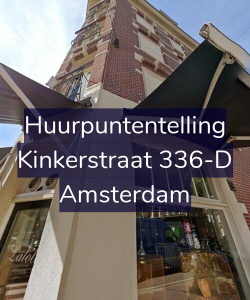 Foto gevel Huurpuntentelling voor Kinkerstraat 336-D, Amsterdam