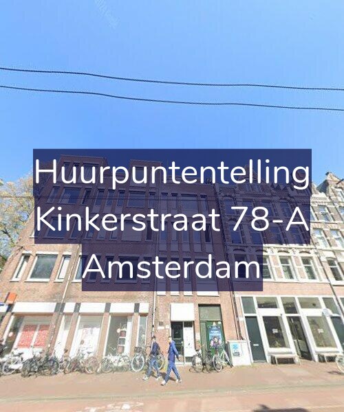 Foto gevel Huurpuntentelling voor Kinkerstraat 78-A, Amsterdam