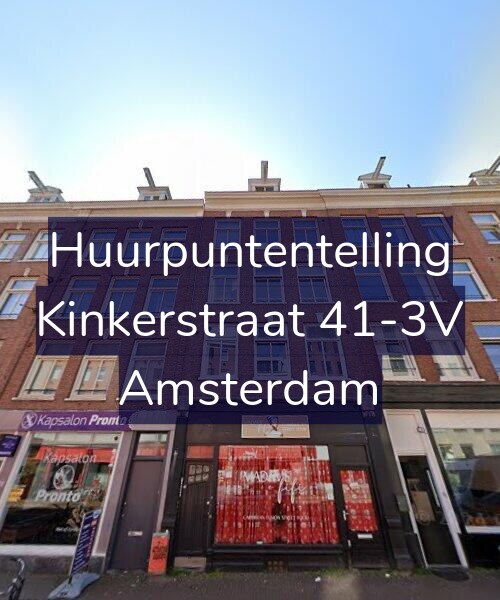 Foto gevel Huurpuntentelling voor Kinkerstraat 41-3V, Amsterdam