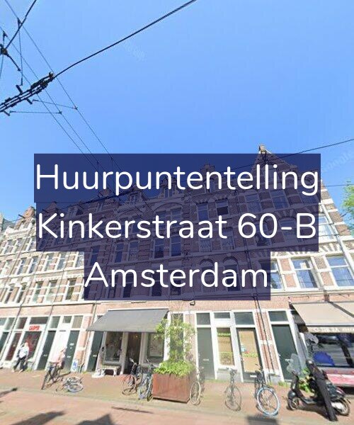 Foto gevel Huurpuntentelling voor Kinkerstraat 60-B, Amsterdam