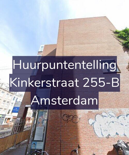 Foto gevel Huurpuntentelling voor Kinkerstraat 255-B, Amsterdam