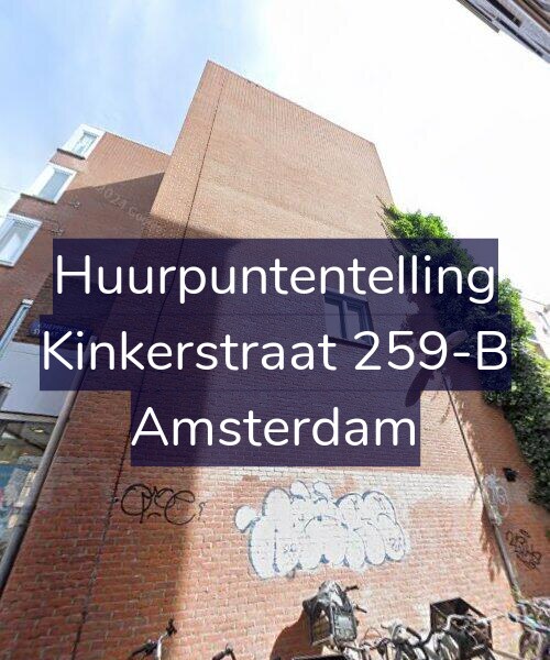 Foto gevel Huurpuntentelling voor Kinkerstraat 259-B, Amsterdam