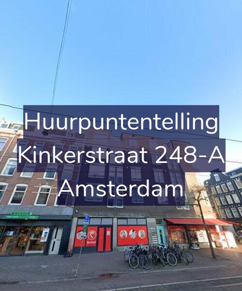 Foto gevel Huurpuntentelling voor Kinkerstraat 248-A, Amsterdam