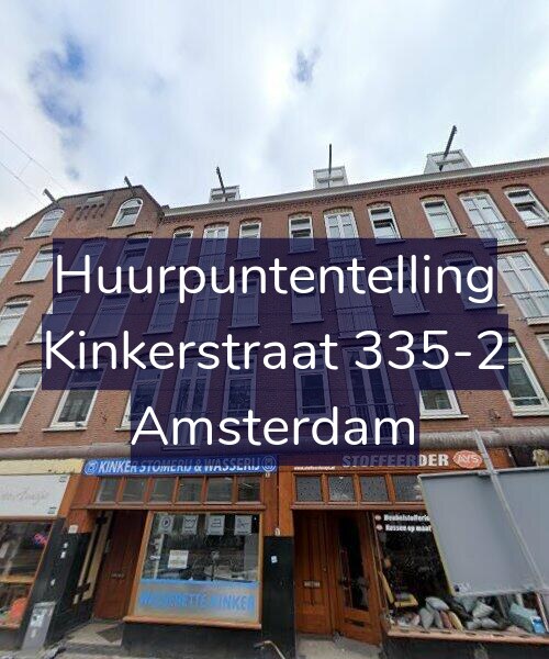 Foto gevel Huurpuntentelling voor Kinkerstraat 335-2, Amsterdam