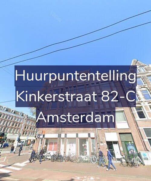 Foto gevel Huurpuntentelling voor Kinkerstraat 82-C, Amsterdam