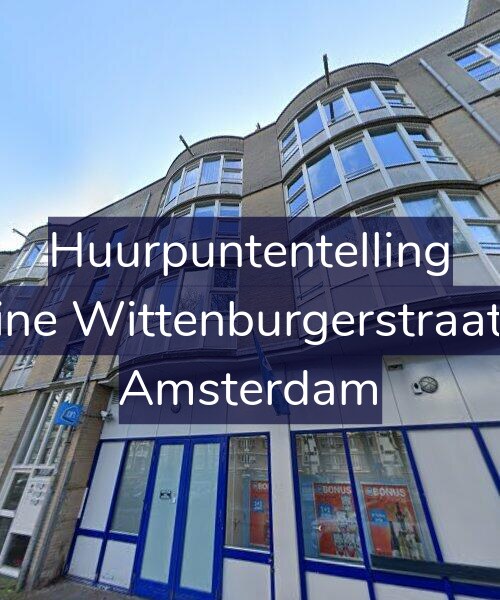 Foto gevel Huurpuntentelling voor Kleine Wittenburgerstraat 66, Amsterdam