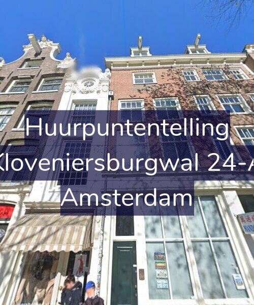 Foto gevel Huurpuntentelling voor Kloveniersburgwal 24-A, Amsterdam