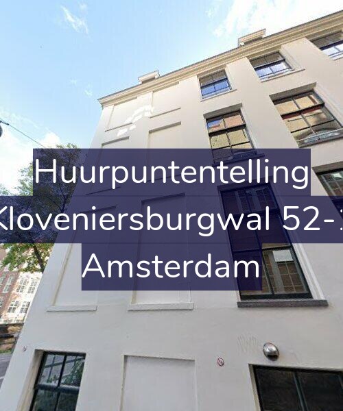 Foto gevel Huurpuntentelling voor Kloveniersburgwal 52-1, Amsterdam