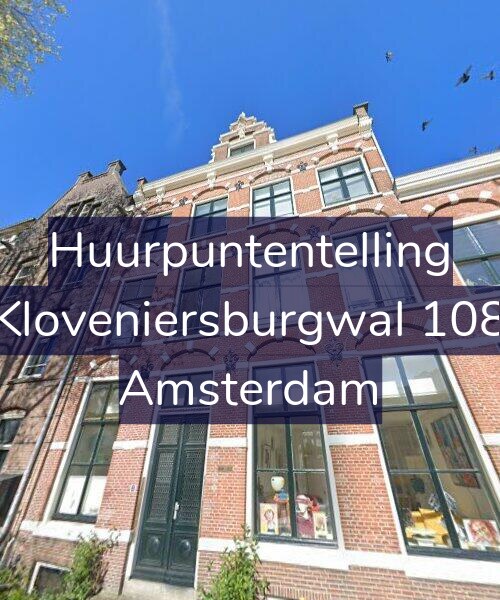 Foto gevel Huurpuntentelling voor Kloveniersburgwal 108, Amsterdam