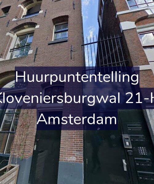 Foto gevel Huurpuntentelling voor Kloveniersburgwal 21-H, Amsterdam