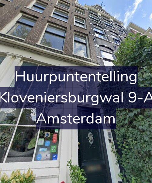 Foto gevel Huurpuntentelling voor Kloveniersburgwal 9-A, Amsterdam
