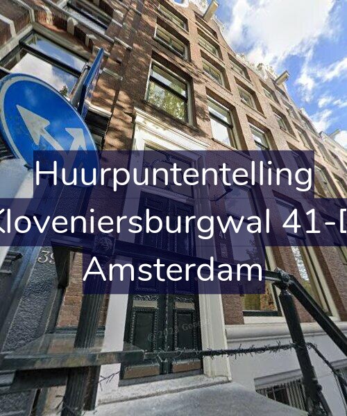 Foto gevel Huurpuntentelling voor Kloveniersburgwal 41-D, Amsterdam