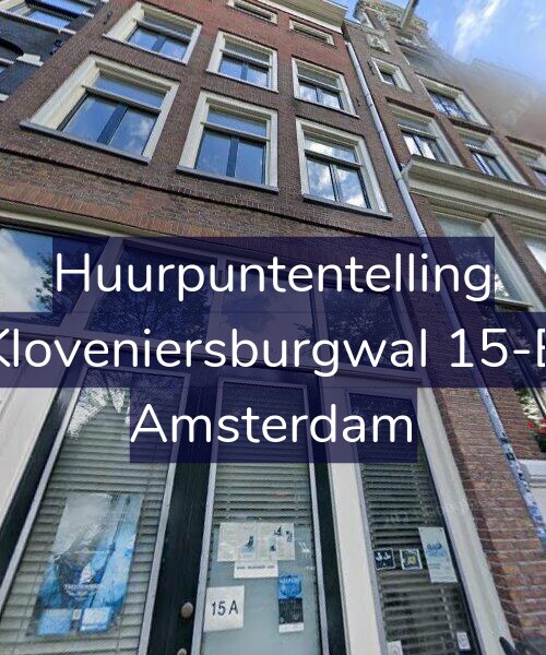 Foto gevel Huurpuntentelling voor Kloveniersburgwal 15-B, Amsterdam
