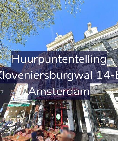 Foto gevel Huurpuntentelling voor Kloveniersburgwal 14-B, Amsterdam