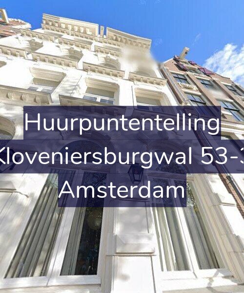Foto gevel Huurpuntentelling voor Kloveniersburgwal 53-3, Amsterdam