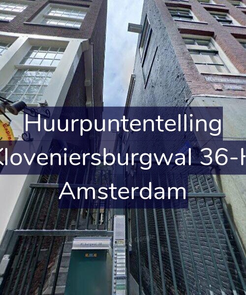 Foto gevel Huurpuntentelling voor Kloveniersburgwal 36-H, Amsterdam