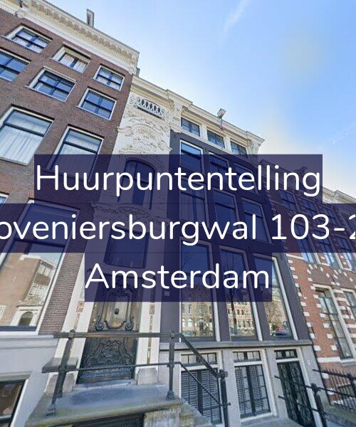Foto gevel Huurpuntentelling voor Kloveniersburgwal 103-2V, Amsterdam