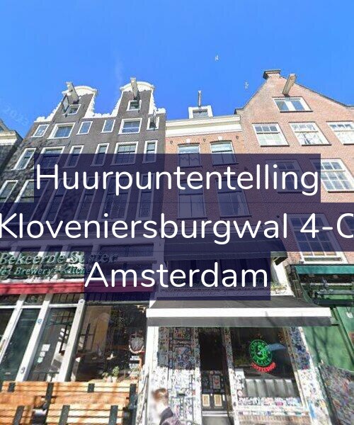 Foto gevel Huurpuntentelling voor Kloveniersburgwal 4-C, Amsterdam