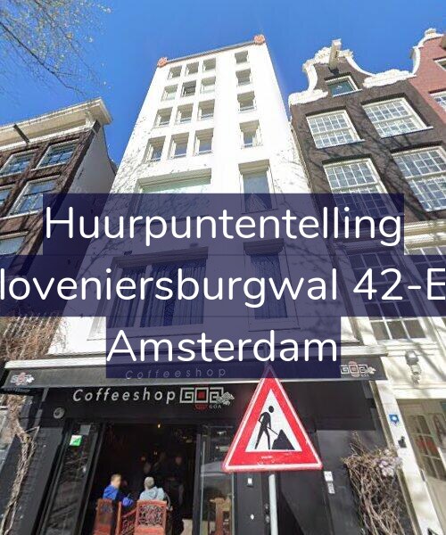 Foto gevel Huurpuntentelling voor Kloveniersburgwal 42-E1, Amsterdam