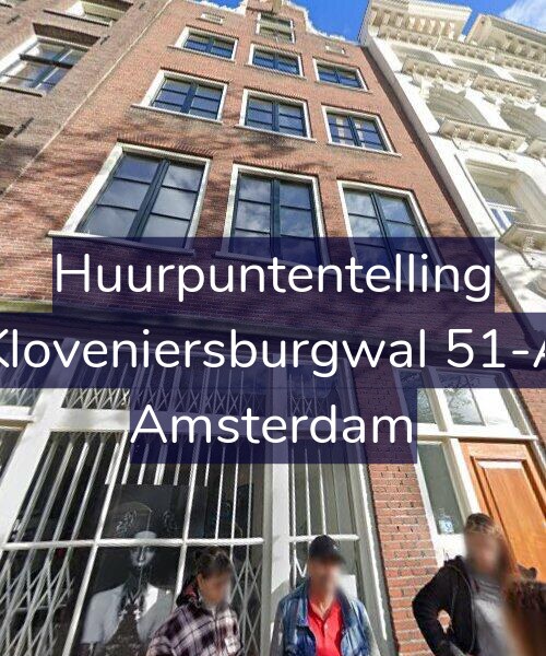 Foto gevel Huurpuntentelling voor Kloveniersburgwal 51-A, Amsterdam